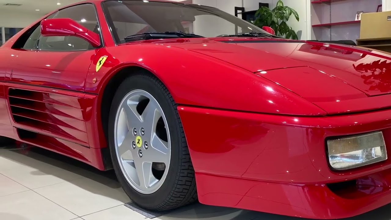 Ferrari 348 GTB 仙台 インハビタンス シングルポリッシャー フェラーリ ロッソコルサ 鉄粉 オートフィネスJAPAN オートサロン
