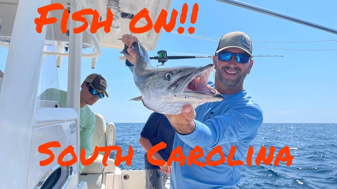 Wild day fishing offshore of Charleston, South Carolina!. Cobia, Kings and more!