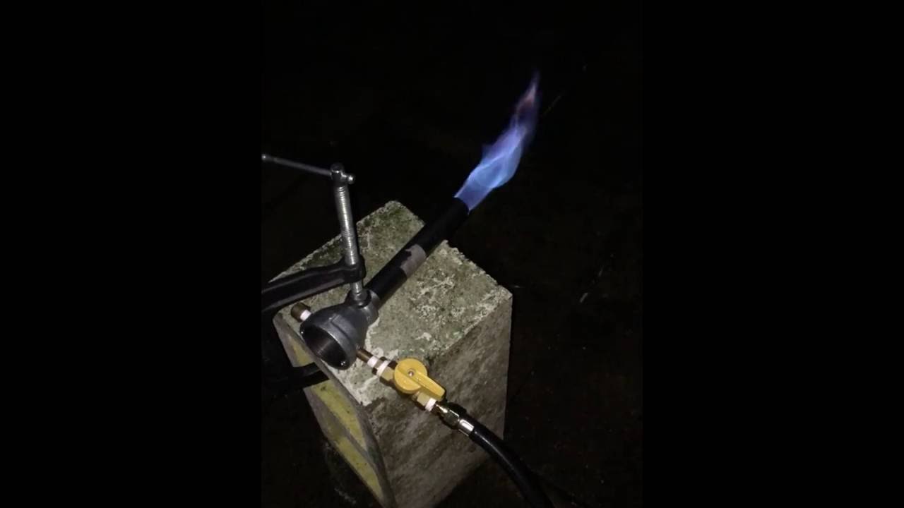 Ron Reil Gas Burner Test Fire