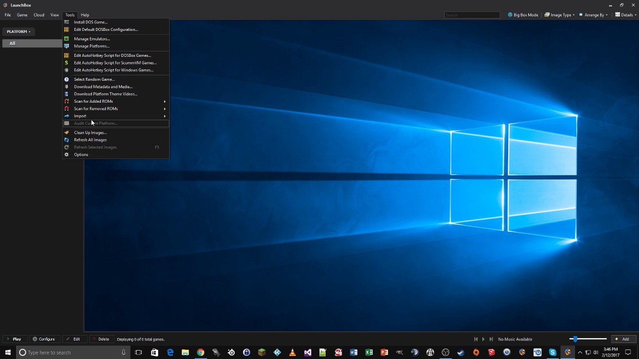Setup ScummVM in Launchbox