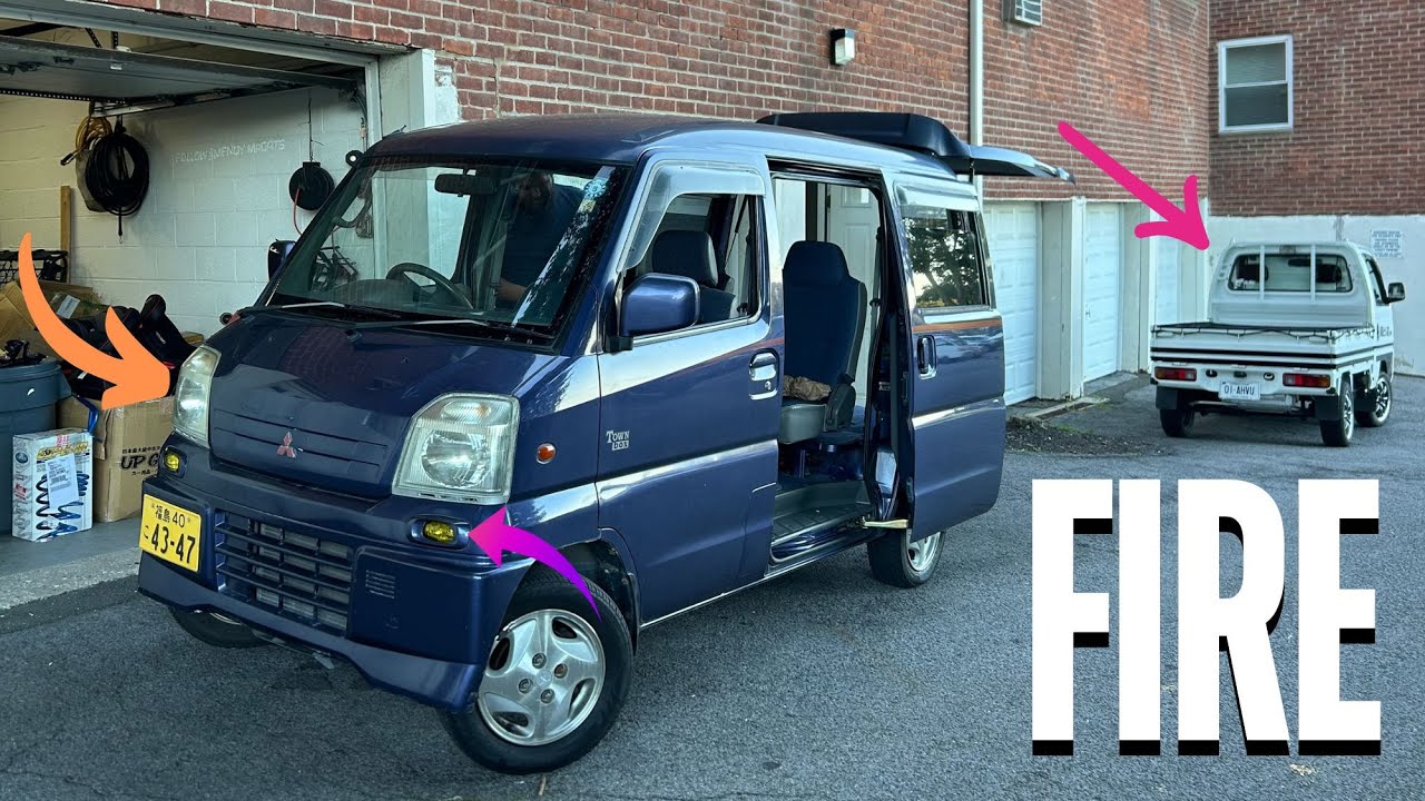 Mitsubishi Townbox Build Day 1! LEDs, ATOTO Radio & MORE