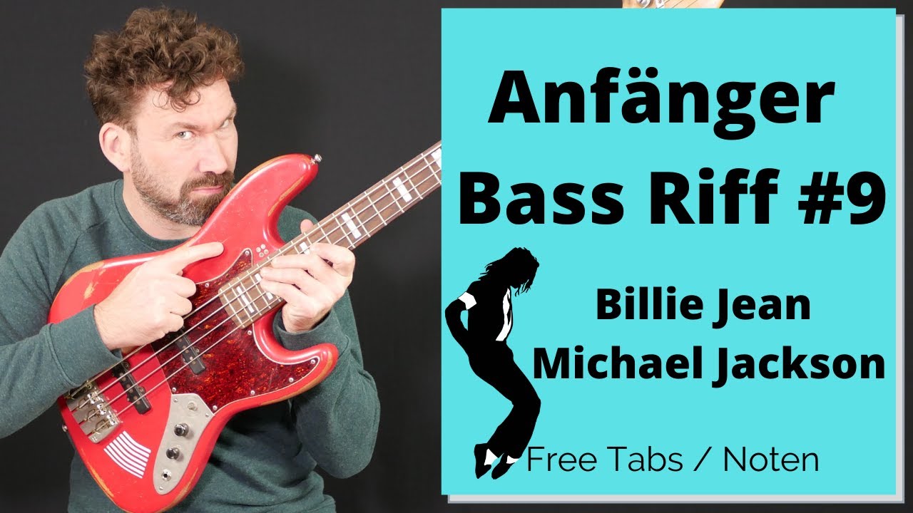 Bass Riffs für Anfänger - Billie Jean - Basslinien die du kennen solltest #9