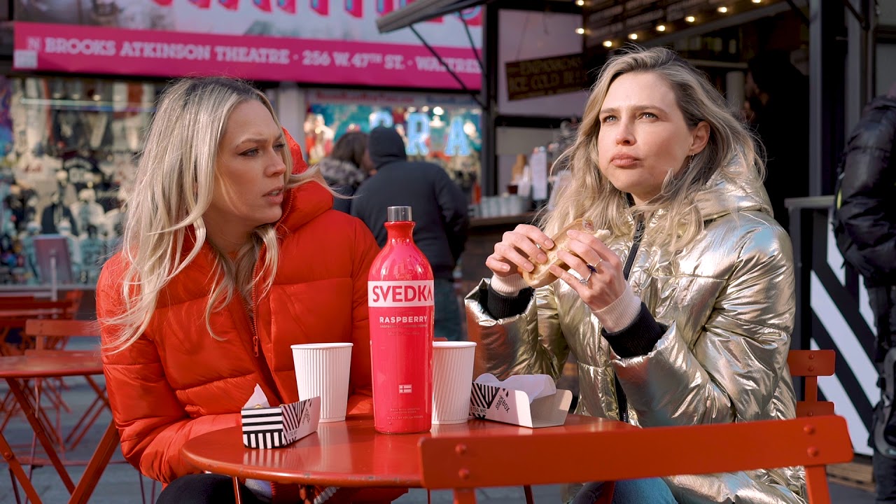Sara Foster Tries to Find Erin Foster a Date In Times Square with SVEDKA Vodka