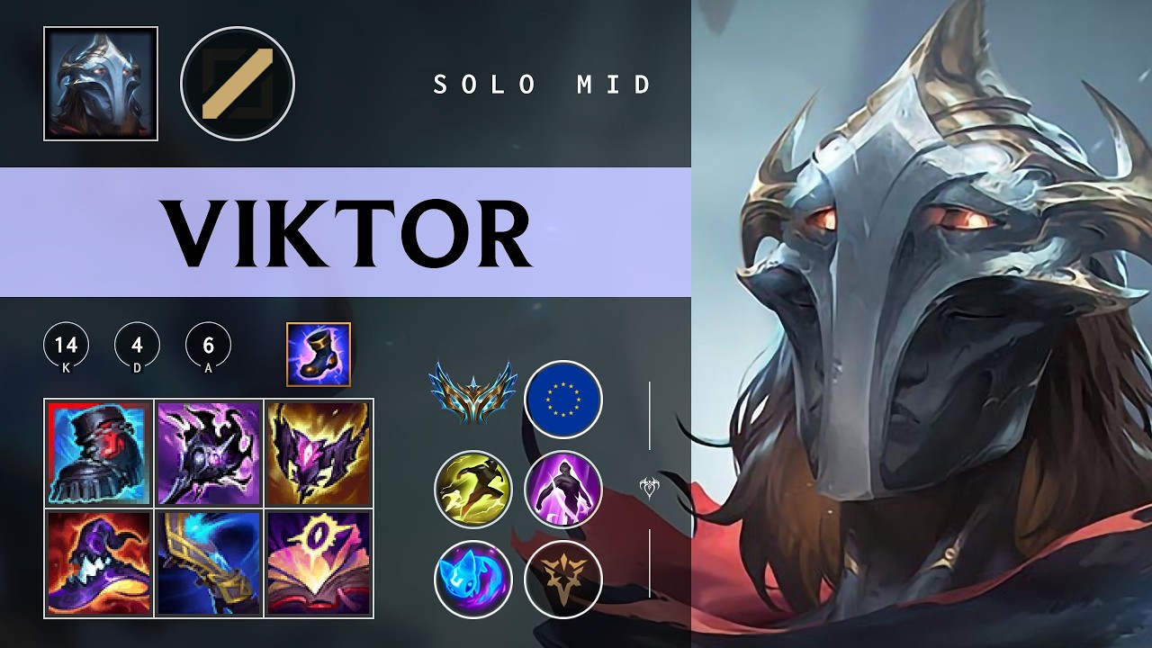 Viktor Mid vs Ahri - EUW Challenger Patch 26.04