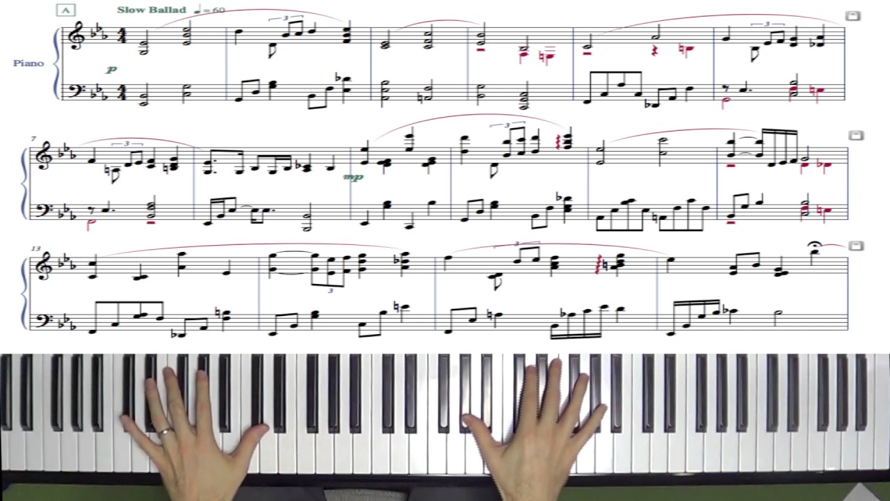Over the Rainbow Jazz Piano Arrangement with Sheet Music by Jacob Koller