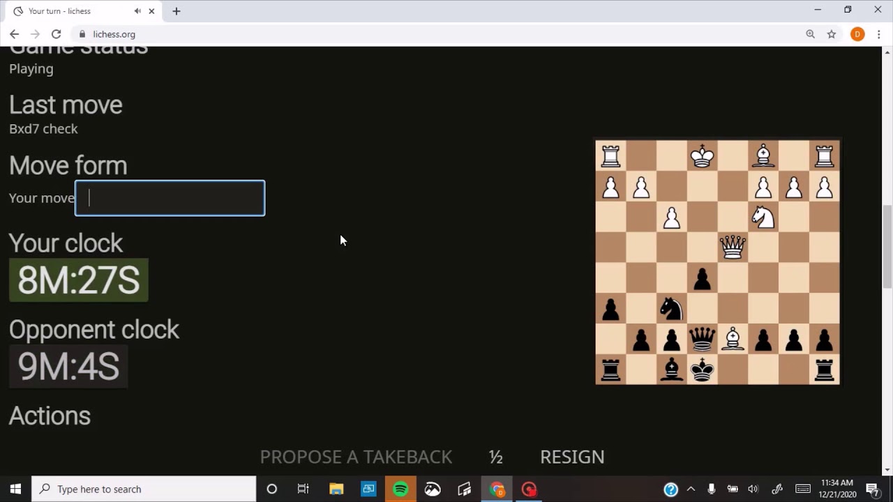 Lichess Actual Blind Mode Online Chess