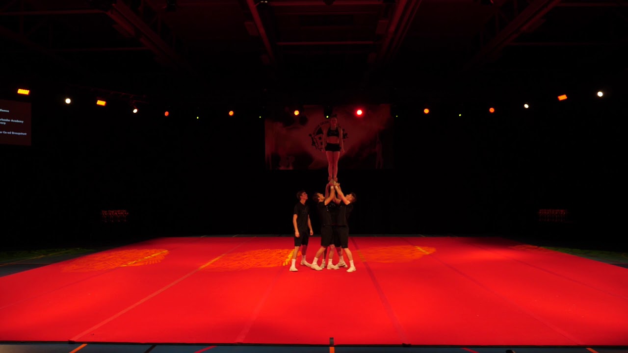CLA Elemco-Cheerleader Academy Antwerp-Senior Co ed Groupstunt - 2019
