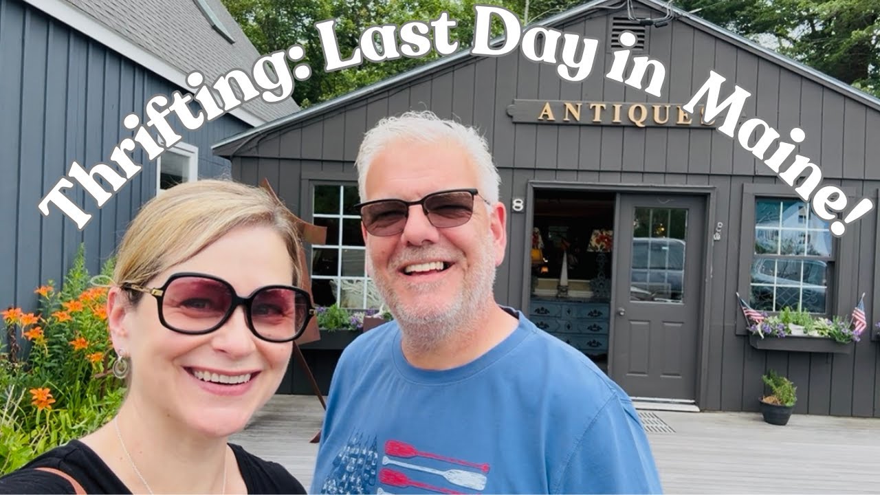 Thrifting in Wells & Kittery, Maine!