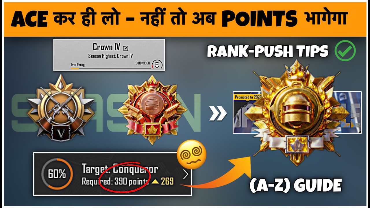 Day 04 - Crown To S28 Conqueror On &ldquo;Ace&rdquo; Aur Kab Tak ⁉️ (A-Z Guide). Daily 100+ Se Hoga Conqueror 😱.