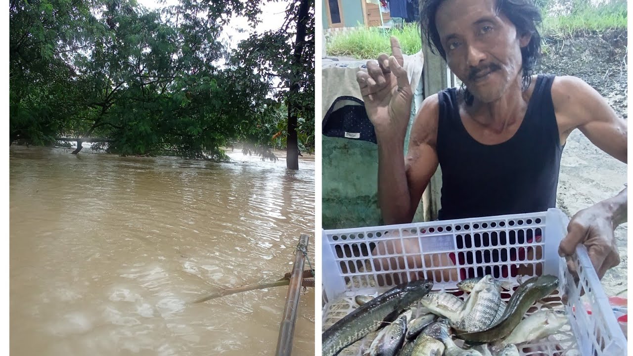 Rohmat Mat sedang live sekarang!banjir datang kita cari ikan