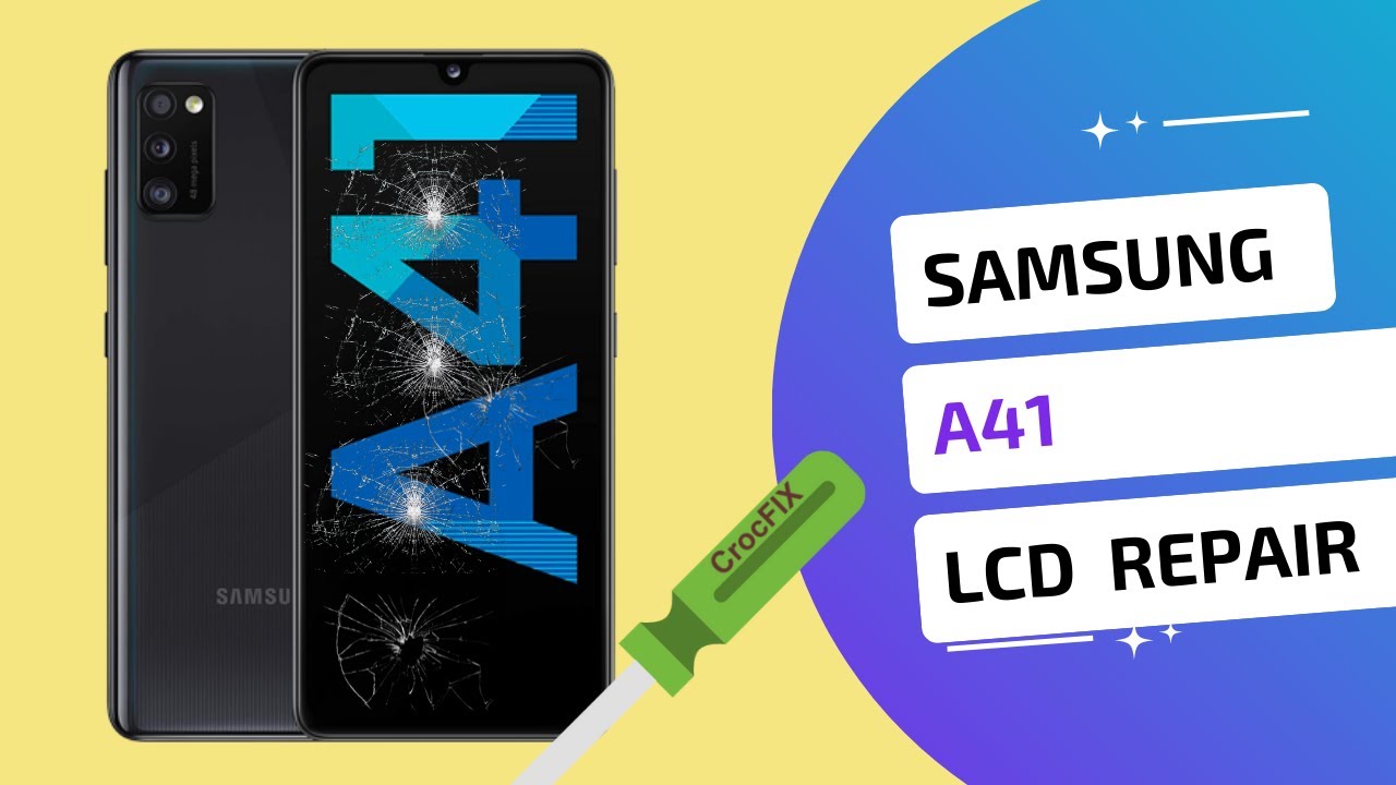 Samsung A41 A415F LCD Repair & Replacement tutorial by CrocFIX