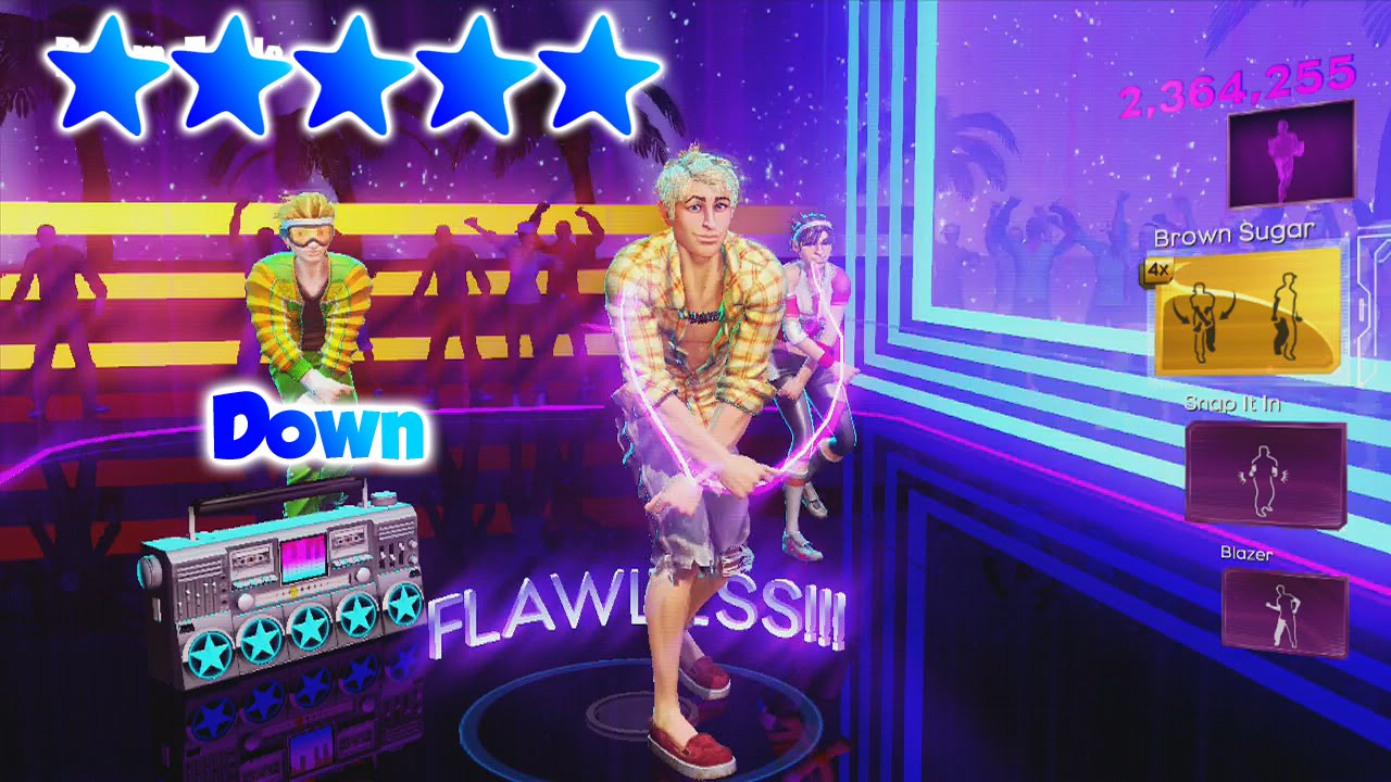Dance Central 3 - Down (DC1 Import) - 5 Gold Stars