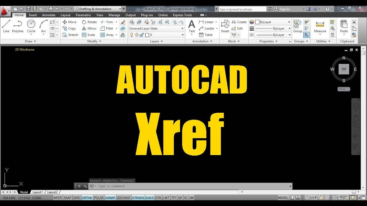 Autocad XREF Mantığı- Autocad Dersleri