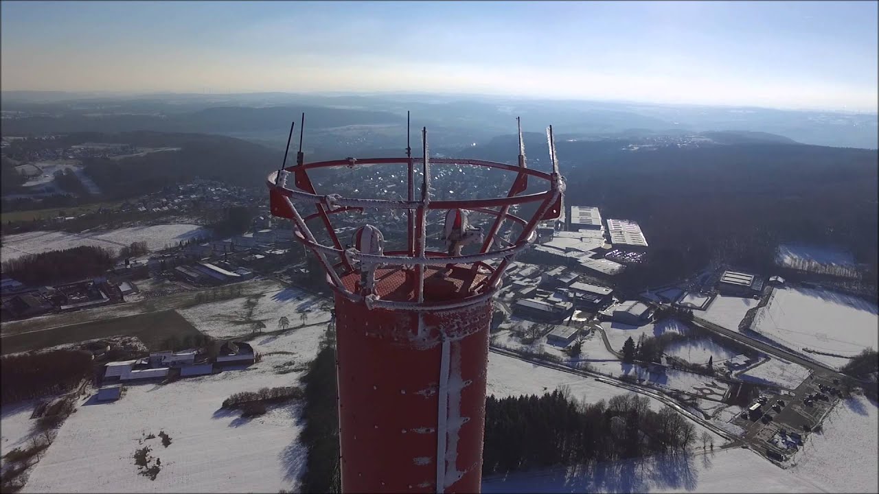 Fernsehturm Bad Marienberg 190 Meter hoch