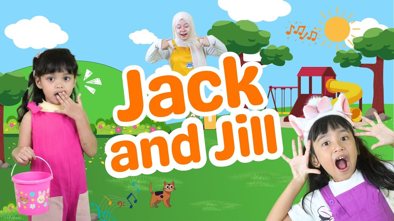 JACK & JILL SONG | KIDS SONG | PLAYROOM 1234