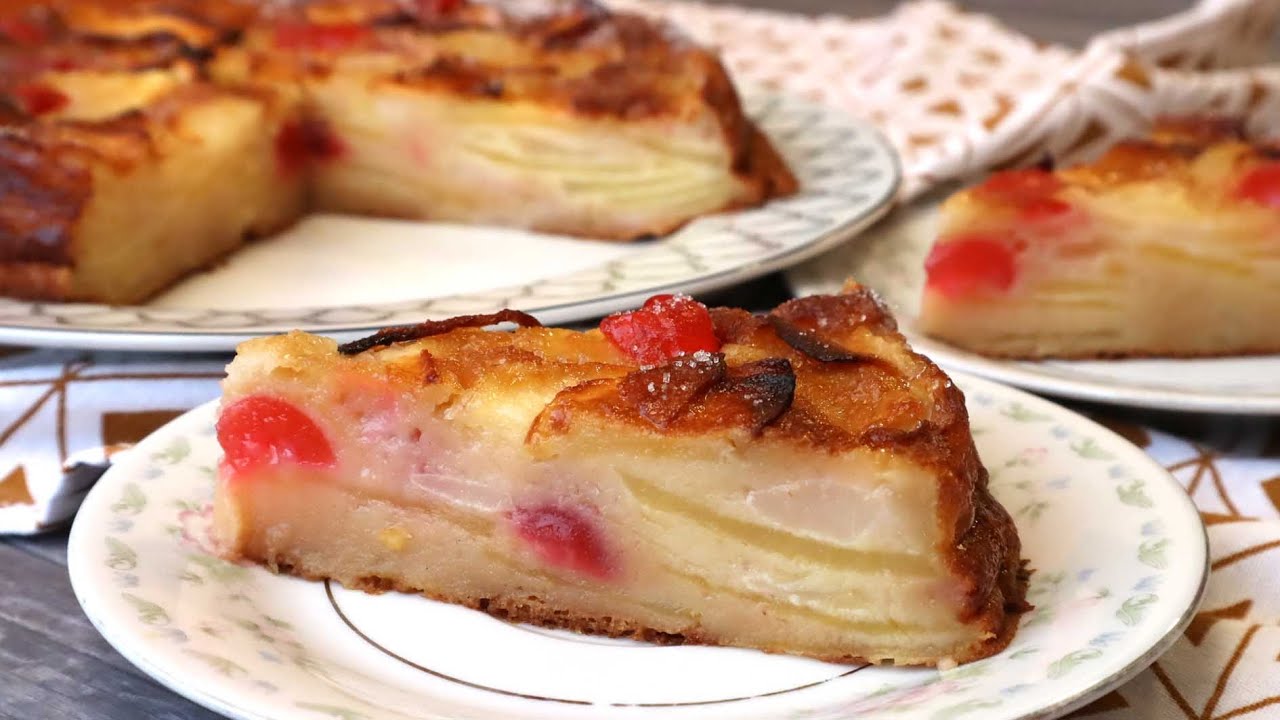TARTA DE MANZANA Y PERA fácil, fácil.