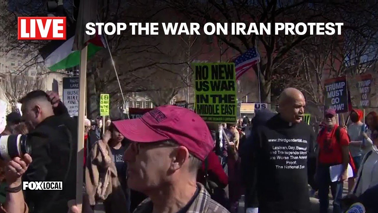 LIVE: Stop the War on Iran Protest in DC