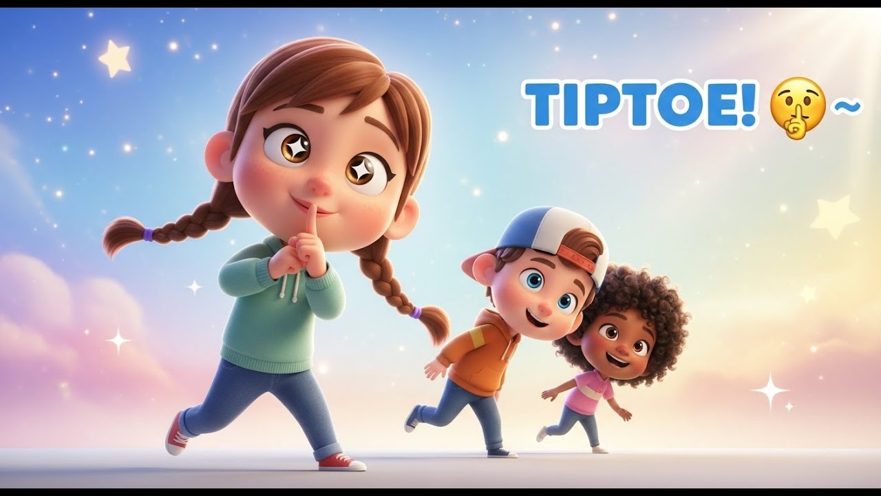 🎵 “Tiptoe, Tap, Let’s Go!” 🎵