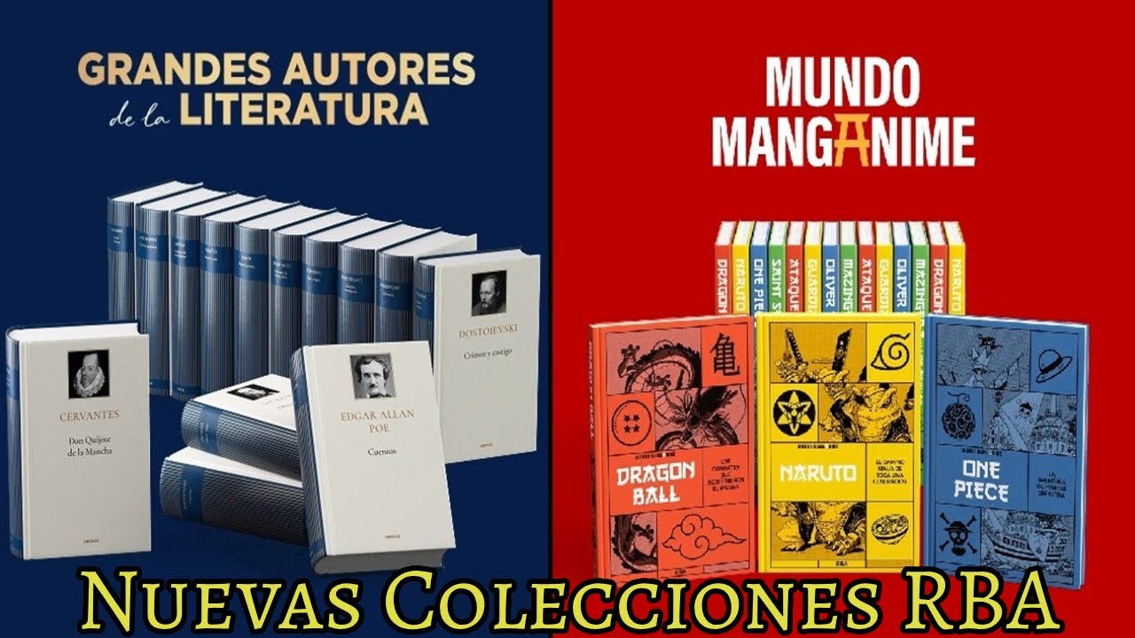 📚Grandes Autores de la Literatura + Mundo Manganime, nuevas colecciones de 
