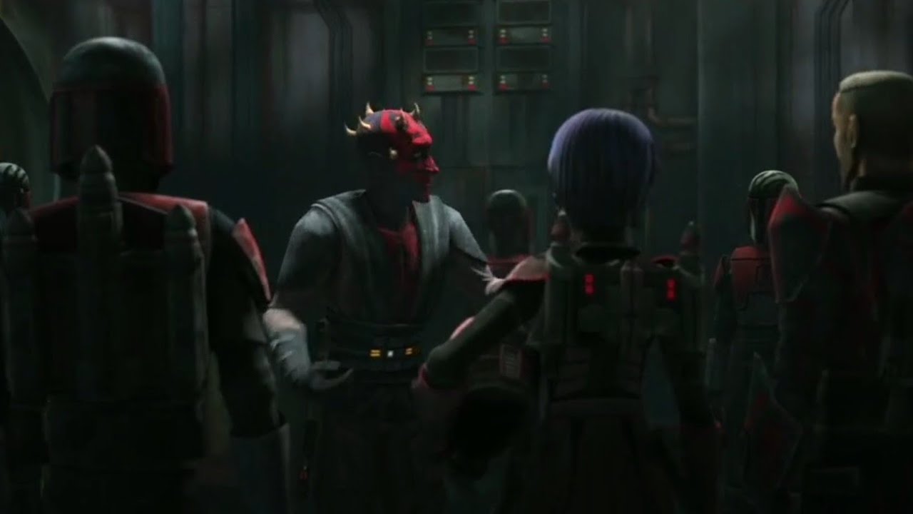 Darth Maul's Battle Speech To Crimson Dawn Star Wars The Clone Wars Season 7 Episode 10