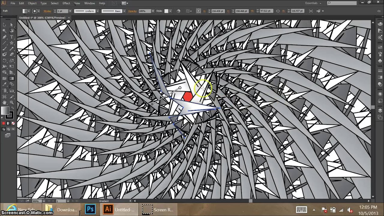 How to create fractals in Photoshop and Illustrator