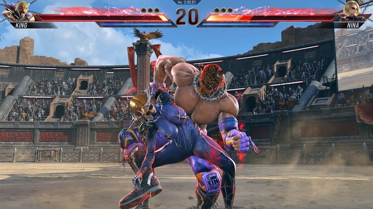 King's Crazy Grabs kupuje str&oacute;j Niny Kwiat Zarazy! Tekken-8