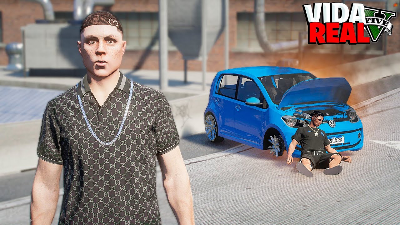 GTA V : VIDA REAL - ELE SOFREU UM ACIDENTE GRAVE NA CORRIDA! - #35