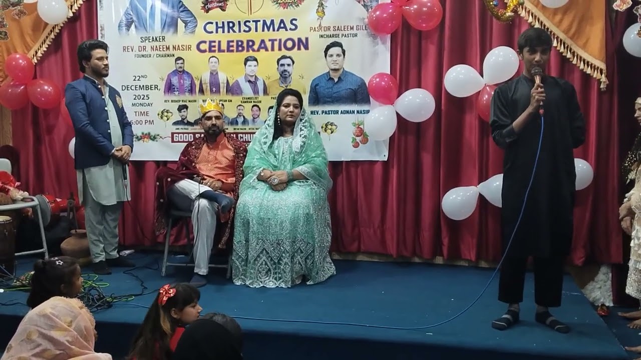🎉 Christmas Program on 22-12-25 🎉 ( 5 )- HARODISE BADSHAH 🌹Ps Nadeem Gill 🌹 Good Samaritan Church 💕