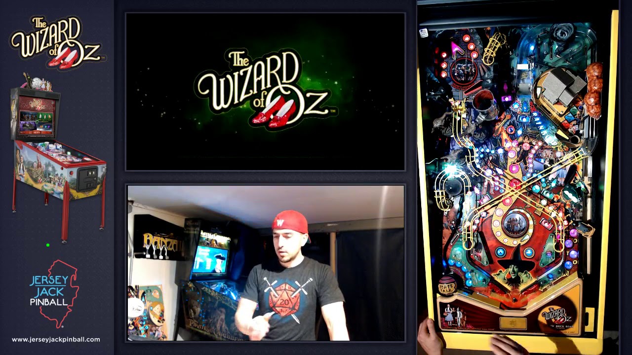 Playing Wizard of Oz Pinball by Jersey Jack Pinall.