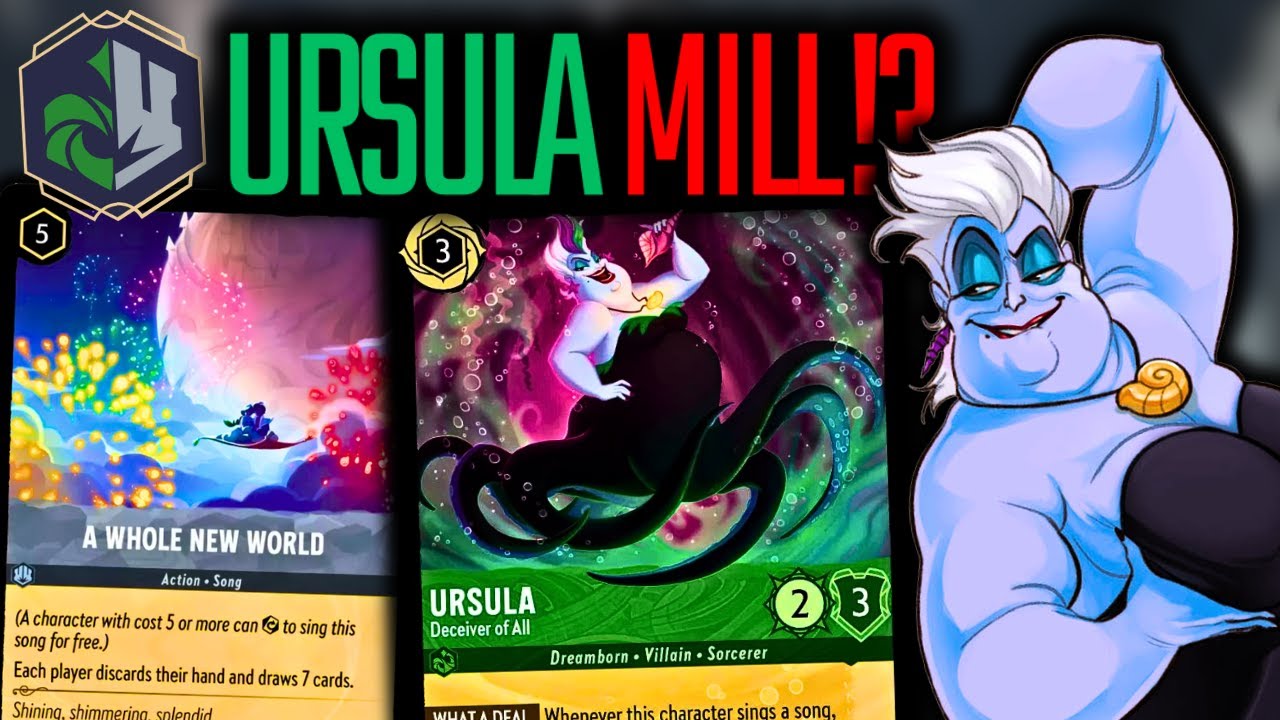 Ursula Is *INSANE* - Sing Songs For Free! | Emerald Steel Mill | Pixelborn | Lorcana Gameplay