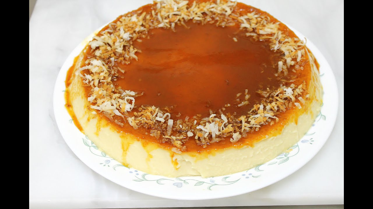 Coconut Flan Recipe - Creme Caramel  - In The Kitchen With Jonny Episode 160