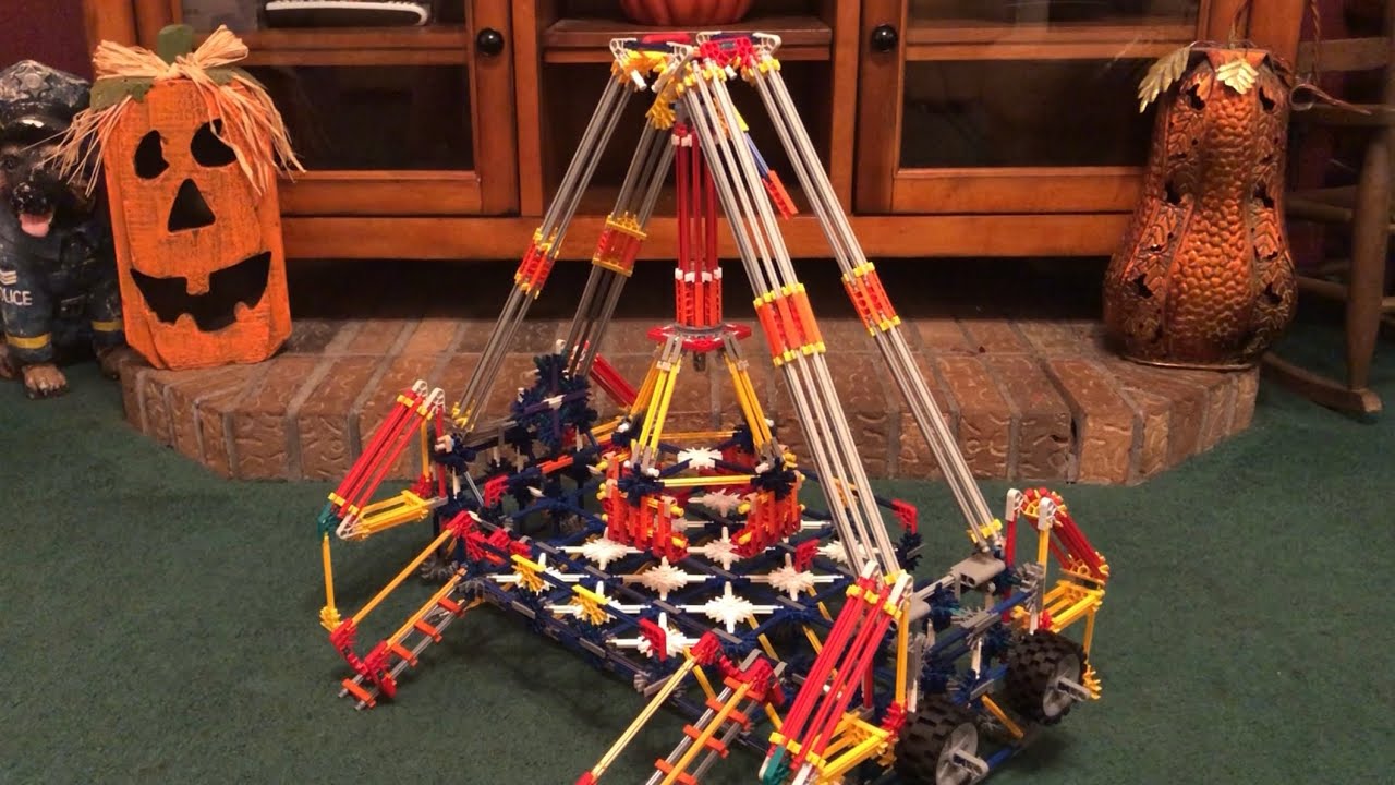 Knex Freak Out Fair Ride / Carnival Ride Set Up And Tear Down