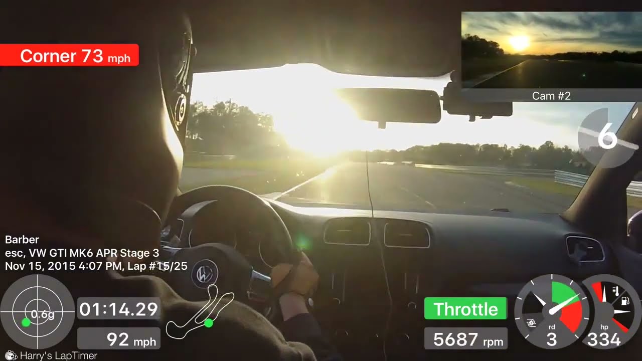 Barber Motorsports Park Rezoom Event - VW GTI MK6 APR 2+ (K04)/DSG Tune