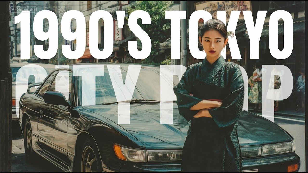 🌟 90s Japanese City Pop Vibes 🎶 | Retro Neon Tokyo Nostalgia | Chill & Study Mix