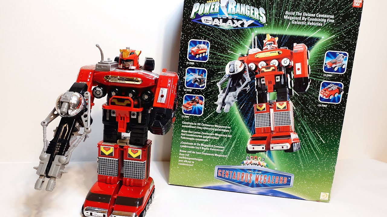 Power Rangers Unboxing And Review - Lost Galaxy Centaurus Megazord!