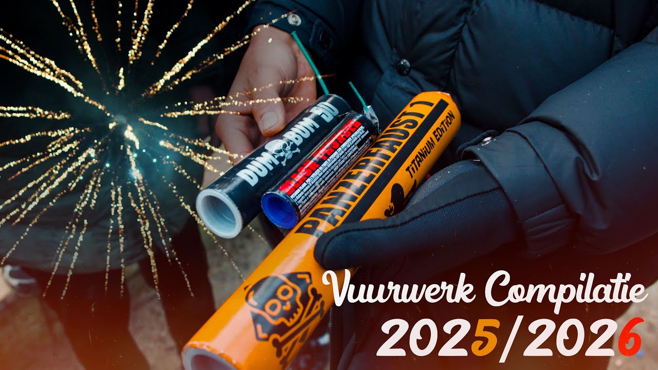 VUURWERK COMPILATIE 2025/2026 | OUDJAARSDAG