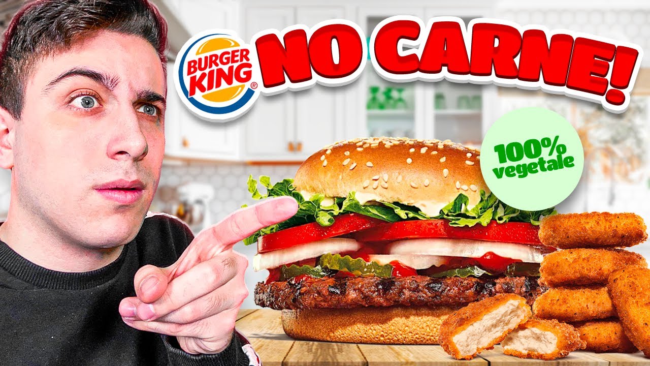 Mangio i Panini VEGETALI del Burger King per la PRIMA VOLTA!