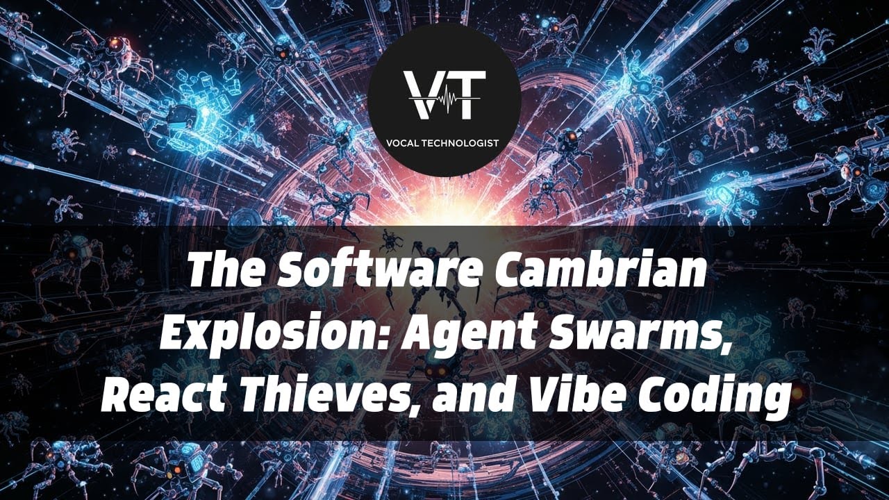 The Software Cambrian Explosion: Agent Swarms, React Thieves, and Vibe Coding