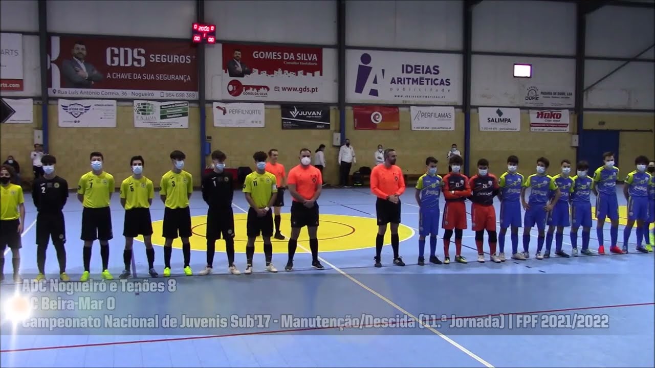 Nogueiró e Tenões 8 x Beira-Mar 0 (resumo)