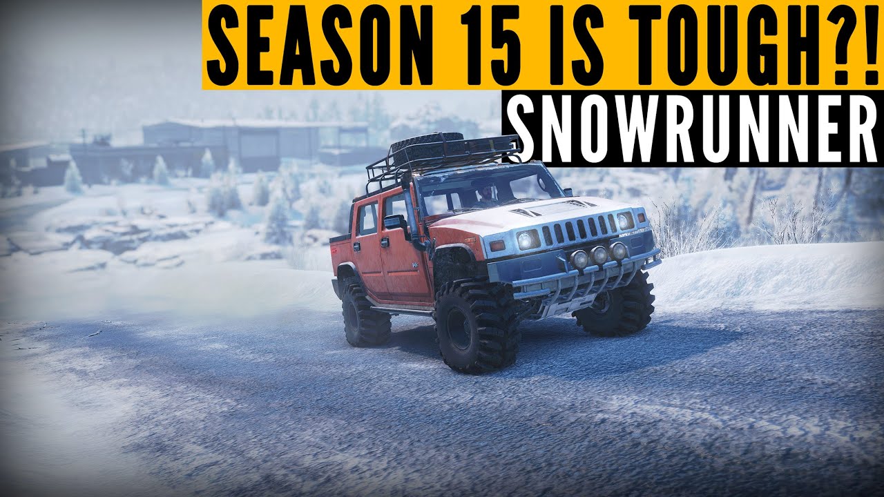 SnowRunner Season 15 as DIFFICULT as AMUR?