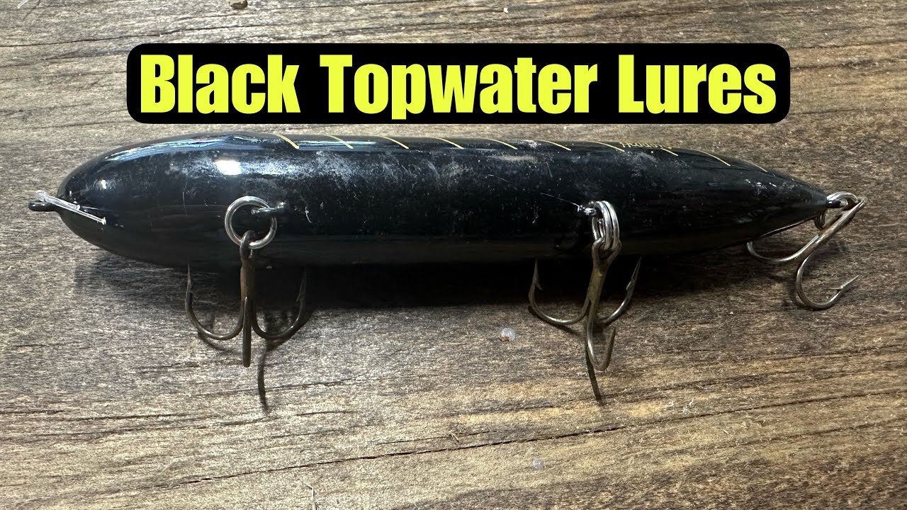 When Black Topwater Lures Outproduce Other Colors In The Fall