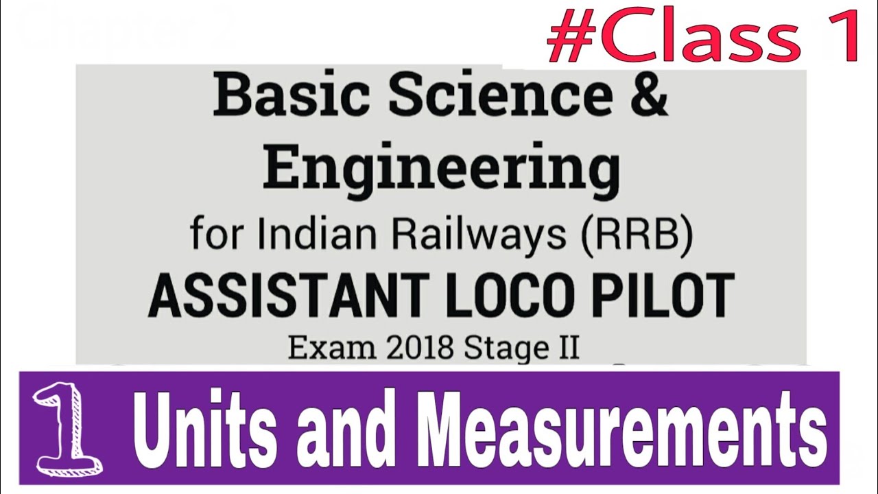 UNIT AND MEASUREMENTS part 1||physics general science for  ssc bank and railway exams