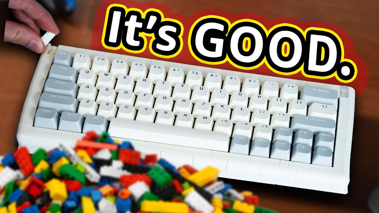 Я попробовал клавиатуру LEGO... (чтобы вам не пришлось...)
