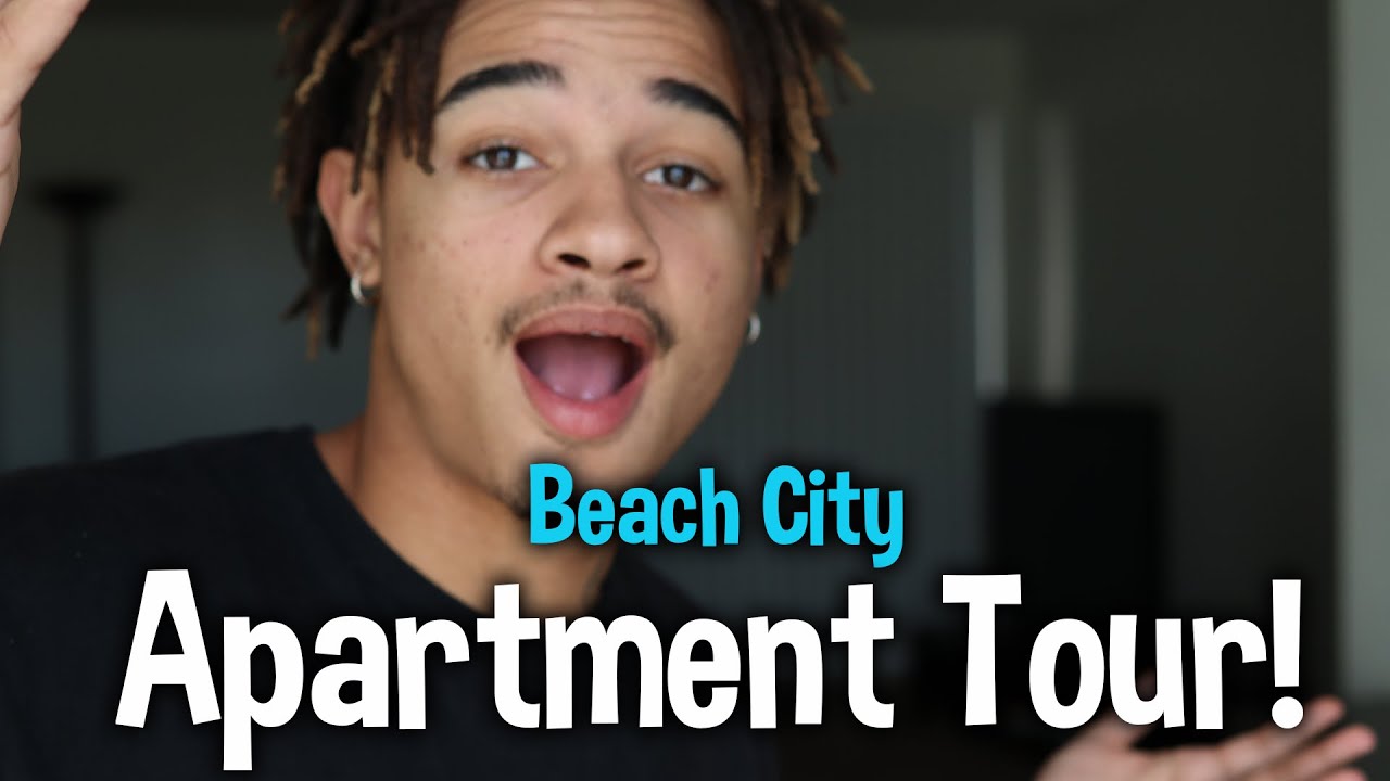 My Beach City Apartment tour// Moved Out at 19!