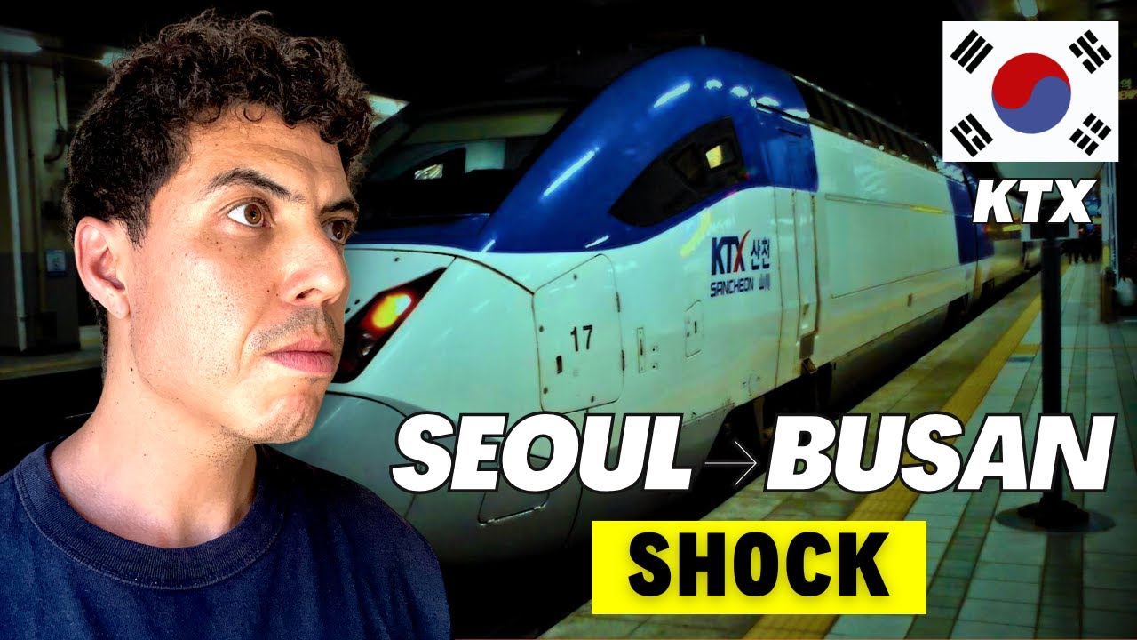 Riding KOREA'S Fastest Bullet Train is Unreal SEOUL TO BUSAN!