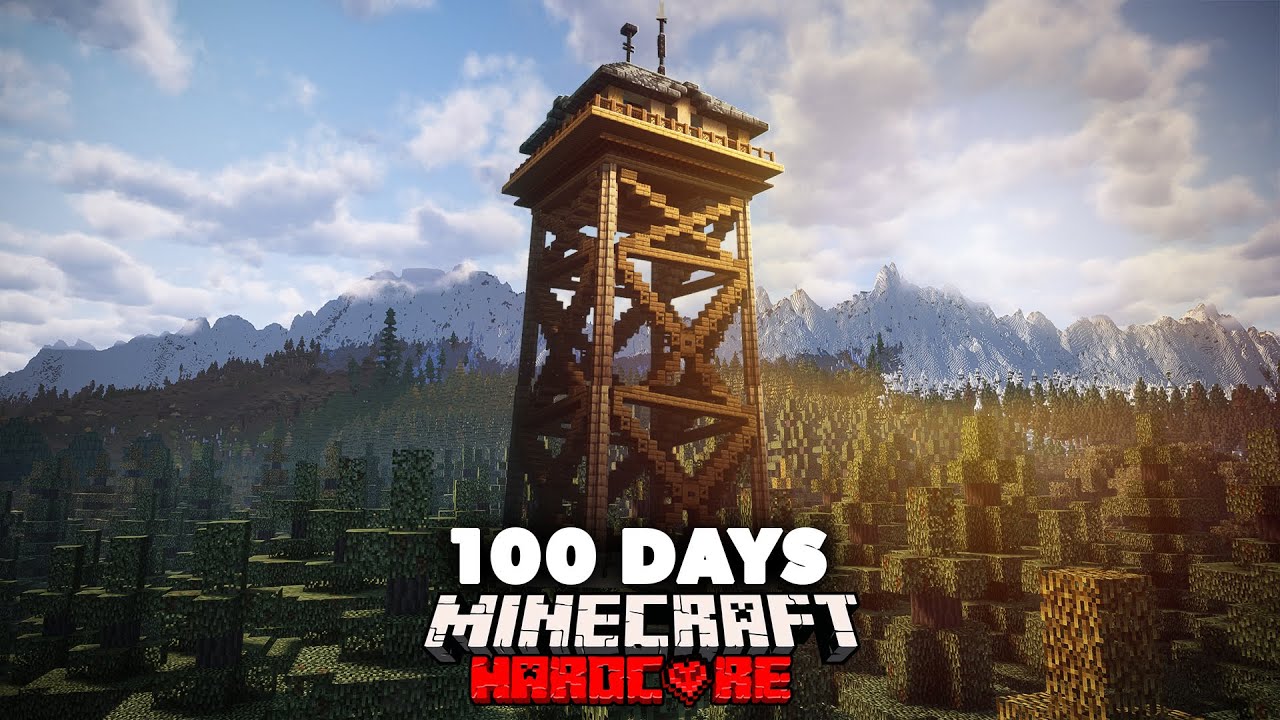 I Spent 1 Year in the Wilderness in REALISTIC MINECRAFT