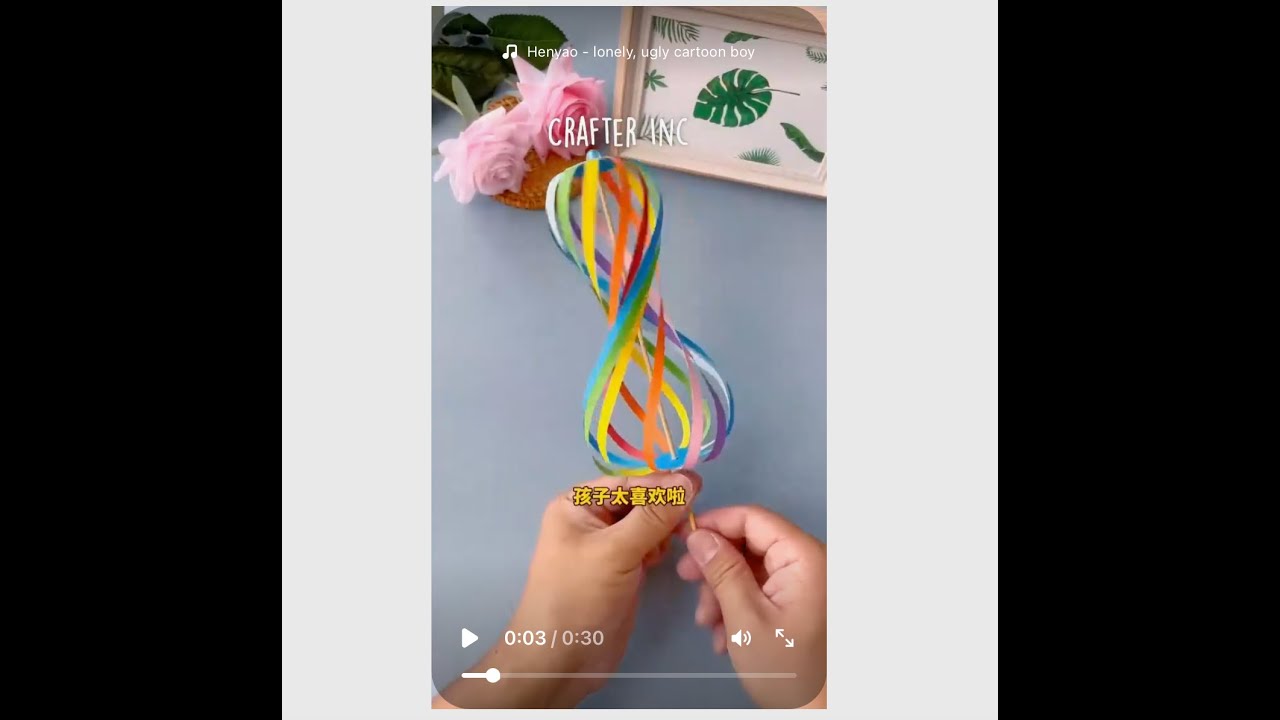 EASY DIY! Making a Satisfying Paper Toy for Kids #shorts