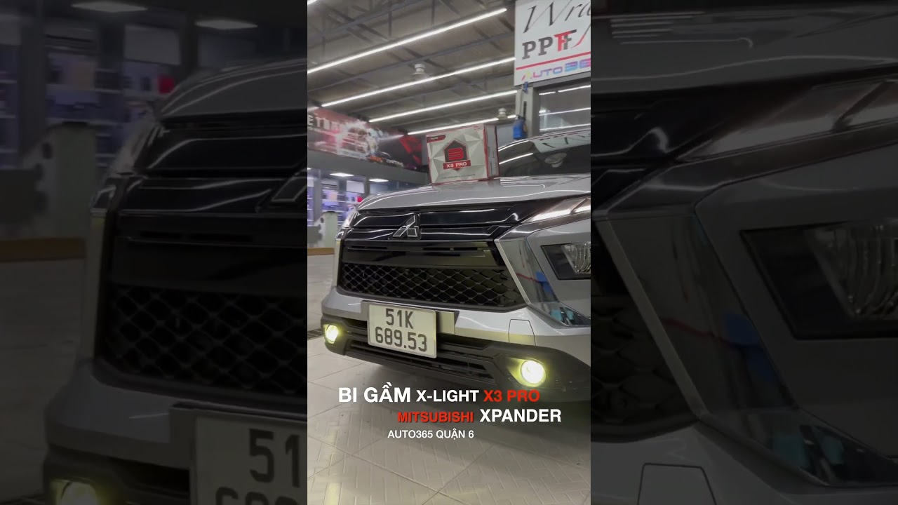 Bi gầm X-Light X3 Pro Tăng s&aacute;ng cho Mitsubishi Xpander Auto365 Quận 6 #auto365q6 #mitsubishixpander