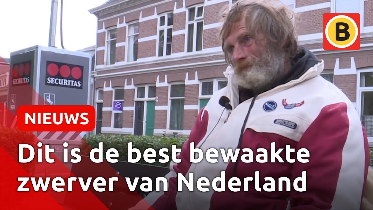 Zwerver Ronald van Houten wordt 24 uur per dag beveiligd met dank aan zijn overbuurman