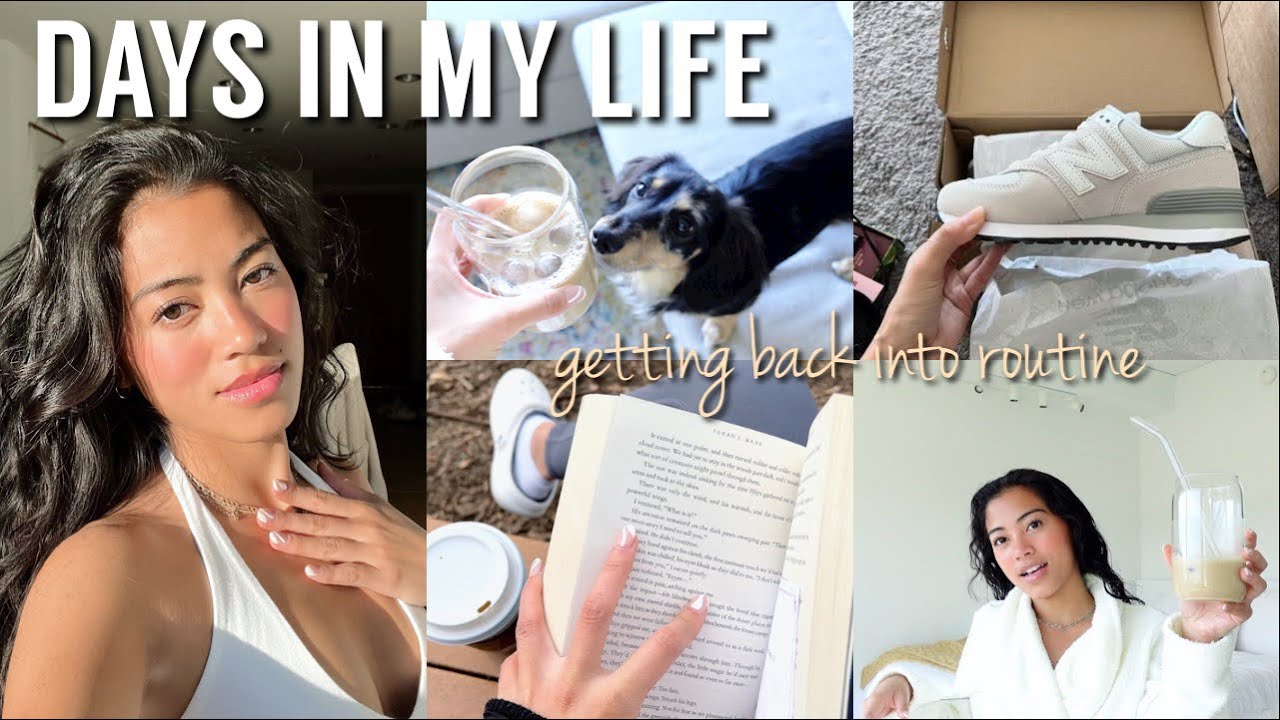 GETTING BACK INTO THE ROUTINE☕️ my everyday essentials, meetings, broken nespresso lol + reads!